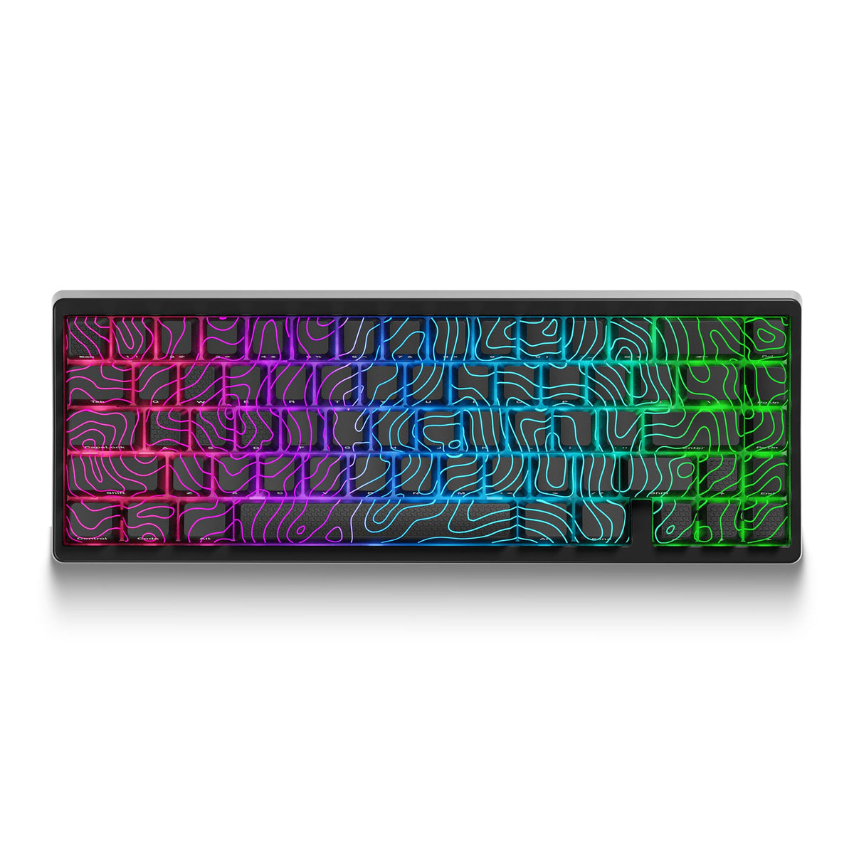 XVX M67 JadeStone Interstellar Black Tri-Mode RGB Mechanical Keyboard
